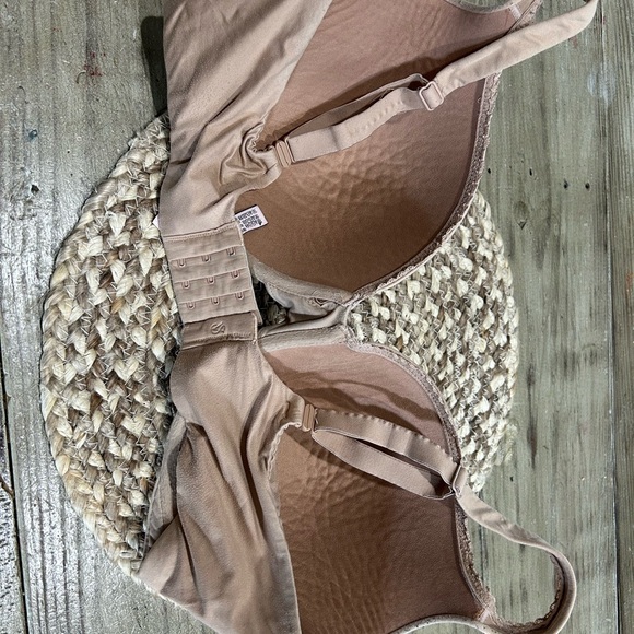 38DDD Victoria Secret Perfect Shape Coverage Nude Skin Tan Bra - Picture 2 of 5